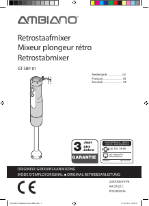 Bedienungsanleitung Ambiano GT-SBP-01 Stabmixer