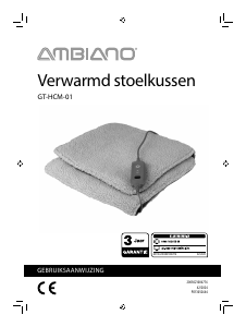 Handleiding Ambiano GT-HCM-01 Warmtekussen