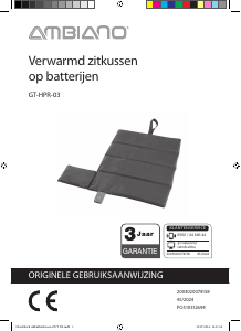 Handleiding Ambiano GT-HPR-03 Warmtekussen