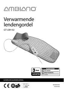 Handleiding Ambiano GT-LBH-02 Warmtekussen
