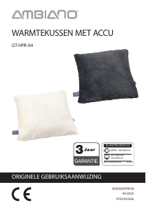 Handleiding Ambiano GT-HPR-04 Warmtekussen