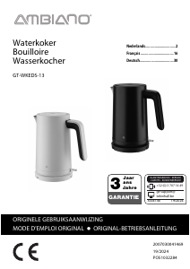 Bedienungsanleitung Ambiano GT-WKEDS-13 Wasserkocher