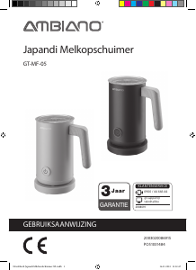 Handleiding Ambiano GT-MF-05 Japandi Melkopschuimer