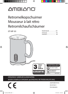 Bedienungsanleitung Ambiano GT-MF-03 Milchaufschäumer