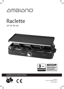 Handleiding Ambiano GT-SF-RC-02 Gourmetstel