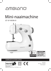 Handleiding Ambiano GT-SF-MSM-01 Naaimachine