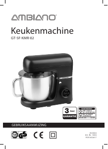Handleiding Ambiano GT-SF-KMR-02 Standmixer
