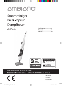 Handleiding Ambiano GT-STM-03 Stoomreiniger