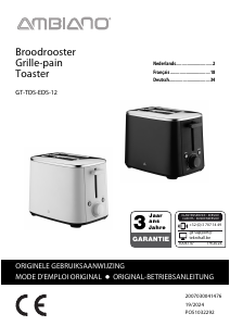 Bedienungsanleitung Ambiano GT-TDS-EDS-12 Toaster