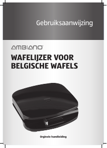 Handleiding Ambiano GT-SF-WEB-04 Wafelijzer