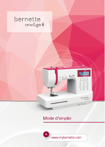 Mode d’emploi Bernina Bernette Sew&Go 8 Machine à coudre