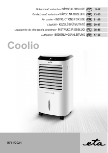 Bedienungsanleitung Eta Coolio 0568 90000 Klimagerät