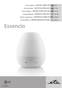 Instrukcja Eta Essencio 0634 90000 Dyfuzor aromat