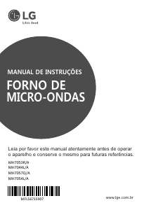 Manual LG MH7044L Micro-onda