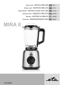 Használati útmutató Eta Mira 9011 90000 Turmixgép