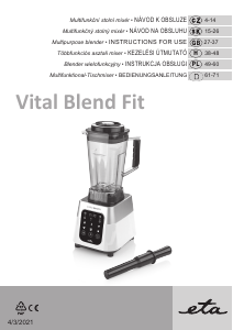 Használati útmutató Eta Vital Blend 3100 90000 Turmixgép