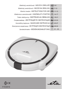 Bedienungsanleitung Eta Pievo 0151 90000 Kontaktgrill