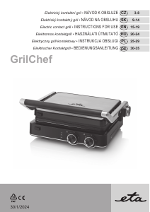 Handleiding Eta GrilChef 5156 90000 Contactgrill