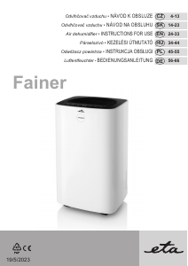 Használati útmutató Eta Fainer 2630 90000 Páramentesítő
