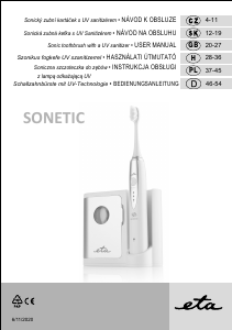 Manuál Eta Sonetic 1707 90000 Elektrický kartáček na zuby