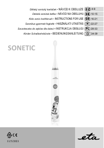 Bedienungsanleitung Eta Sonetic Kids 0706 90010 Elektrozahnbürste