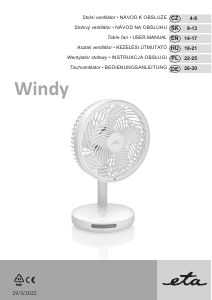 Használati útmutató Eta Windy 0607 90000 Ventilátor