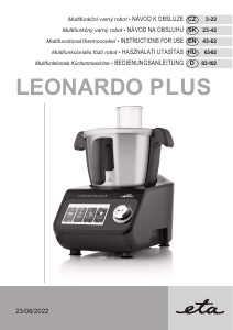 Bruksanvisning Eta Leonardo Plus 0070 90001 Matberedare