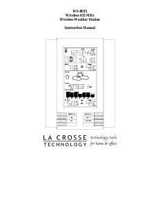 Manual La Crosse WS-8035 Weather Station