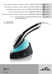 Bruksanvisning Eta Lara 1270 90000 Handhållen steamer
