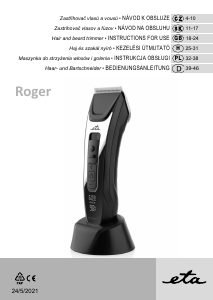 Manual Eta Roger 9345 90000 Hair Clipper