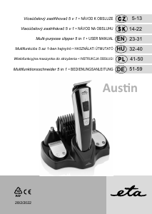 Instrukcja Eta Austin 8345 90000 Strzyżarka do włosów