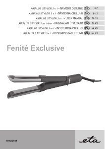Handleiding Eta Fenité Exclusive 1323 90000 Stijltang