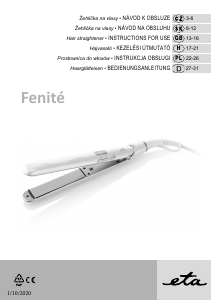 Bruksanvisning Eta Fenité 9336 90000 Plattång
