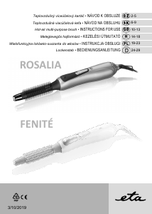 Návod Eta Rosalia 0328 90000 Kulma na vlasy