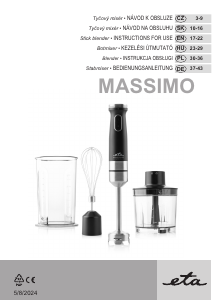 Návod Eta Massimo 3256 90000 Ponorný mixér