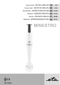 Návod Eta Minestro 0063 90000 Ponorný mixér