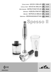 Návod Eta Spesso II 4215 90000 Ponorný mixér