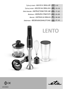 Használati útmutató Eta Lento 4017 90000 Botmixer