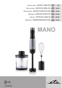 Használati útmutató Eta Mano 3219 90000 Botmixer