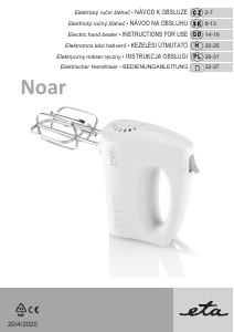 Manuál Eta Noar 0044 90000 Ruční mixér