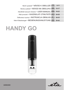Manuál Eta Handy Go 0253 90000 Ruční vysavač
