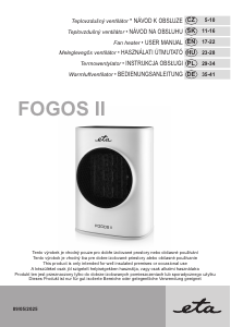 Használati útmutató Eta Fogos II 4623 90000 Hősugárzó