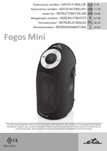 Használati útmutató Eta Fogos Mini 1623 90000 Hősugárzó