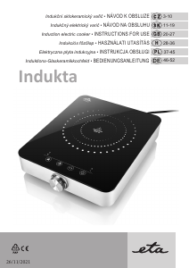 Használati útmutató Eta Indukta 0111 90000 Főzőlap