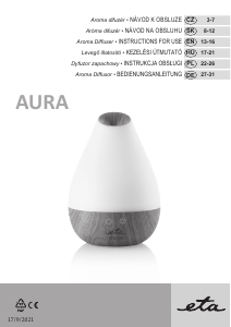 Manual Eta Aura 7634 90000 Humidifier