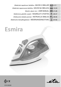 Használati útmutató Eta Esmira 0273 90000 Vasaló