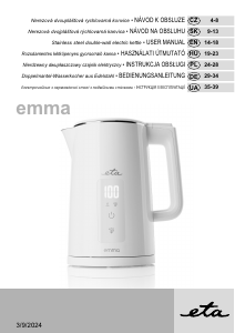 Instrukcja Eta Emma 5595 90000 Czajnik