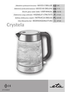 Bedienungsanleitung Eta Crystela 6153 90000 Wasserkocher