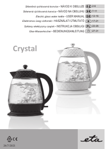 Bedienungsanleitung Eta Crystal 3154 90000 Wasserkocher