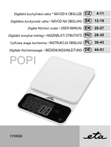 Használati útmutató Eta Popi 6770 90000 Konyhai mérleg